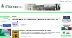 Desktop Screenshot of comune.zermeghedo.vi.it