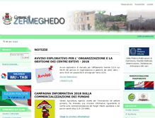Tablet Screenshot of comune.zermeghedo.vi.it